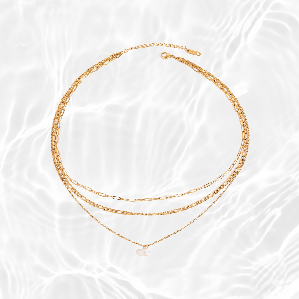 MULTI-LAYER PEARL NECKLACE